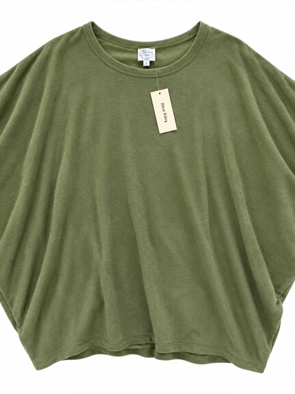 Blue Rain Olive Green Short-Sleeve Crewneck Top
